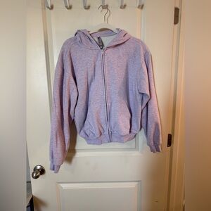SKIMS Cotton Fleece Blend Classic Zip- Up Hoodie